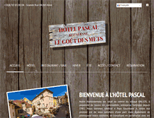 Tablet Screenshot of hotel-pascal.com